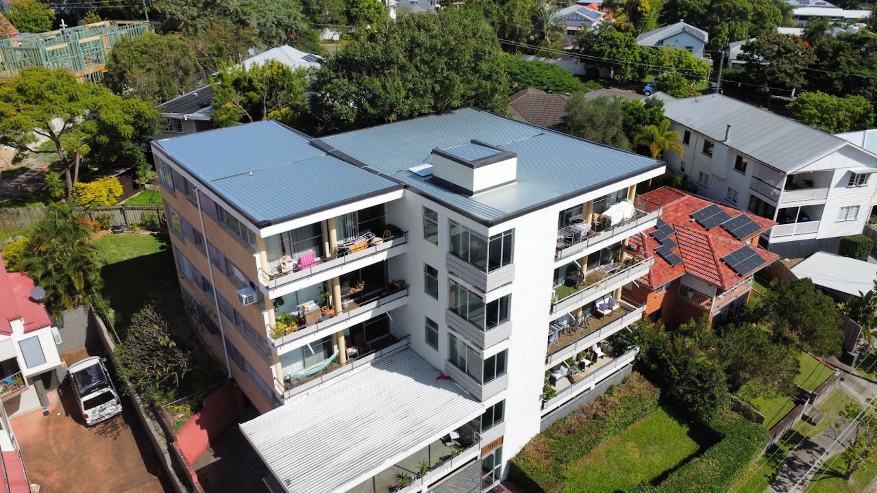 Abella Grove strata re-roofing project, Herston Brisbane